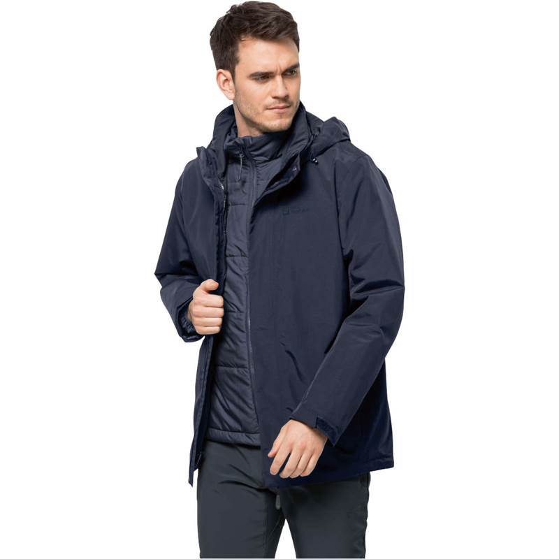 Jack Wolfskin Mens Bergland 3in1 Jacket.-4